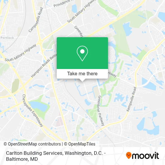 Carlton Building Services map