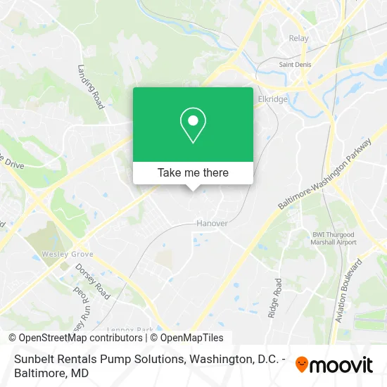 Sunbelt Rentals Pump Solutions map