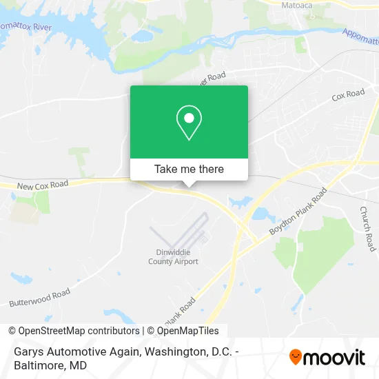 Garys Automotive Again map
