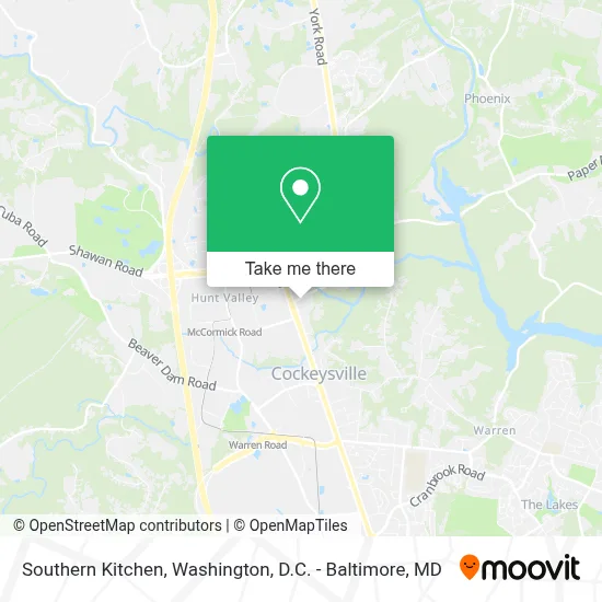Southern Kitchen map