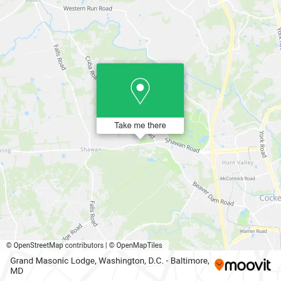 Grand Masonic Lodge map