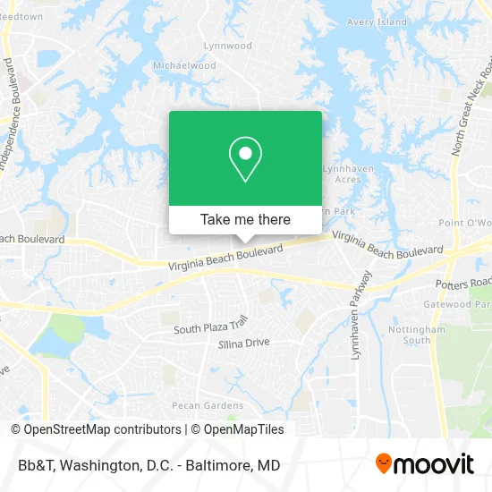 Bb&T map