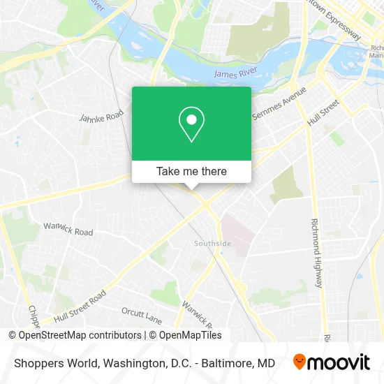 Shoppers World map