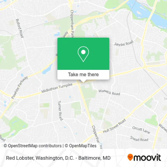Red Lobster map