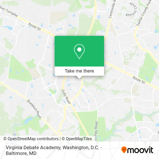 Virginia Debate Academy map