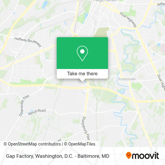 Gap Factory map