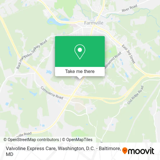 Valvoline Express Care map