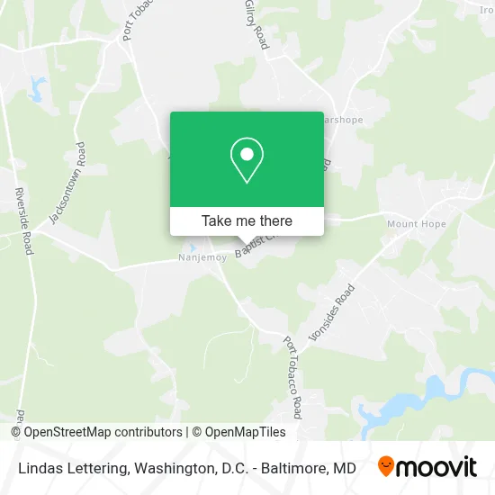 Lindas Lettering map