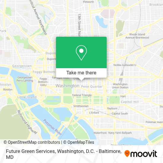 Future Green Services map