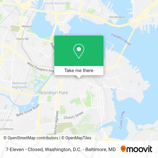 7-Eleven - Closed map