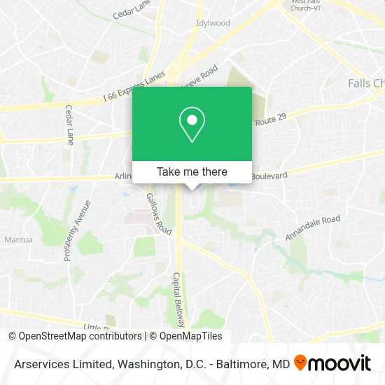 Arservices Limited map