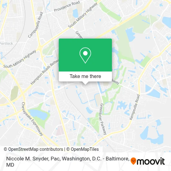 Niccole M. Snyder, Pac map