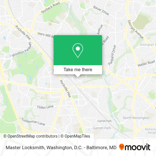 Master Locksmith map
