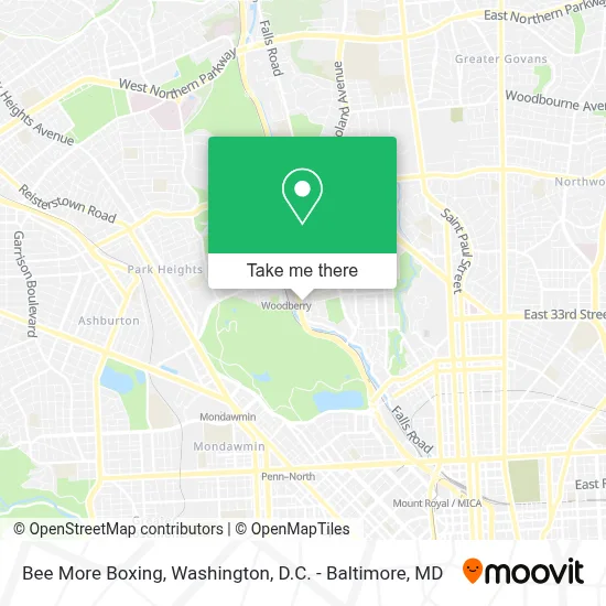 Bee More Boxing map