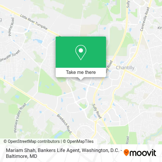 Mariam Shah, Bankers Life Agent map