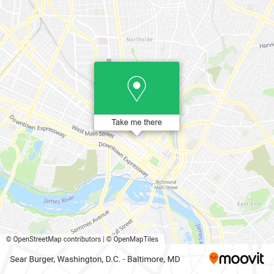Sear Burger map
