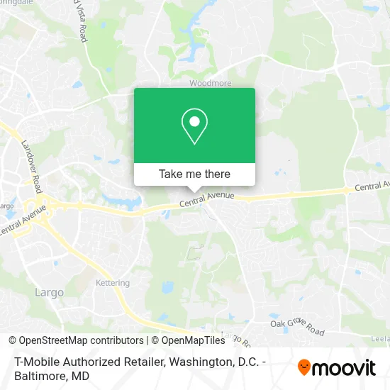 T-Mobile Authorized Retailer map