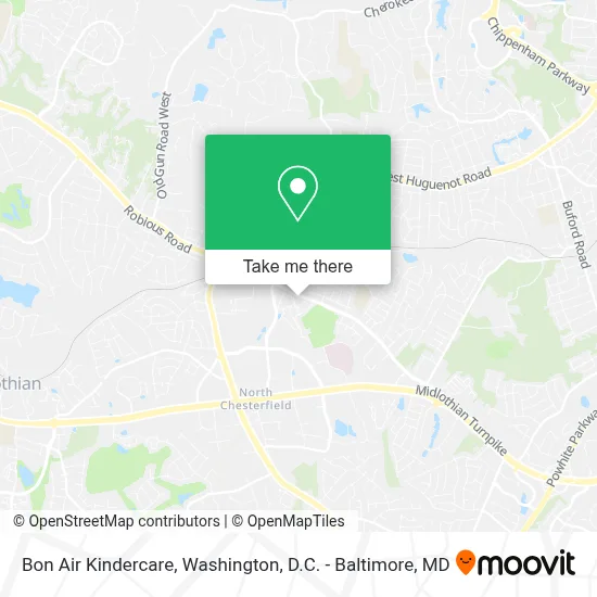 Bon Air Kindercare map