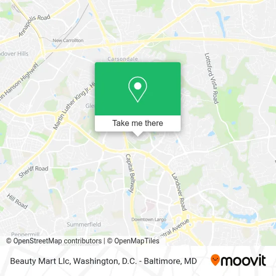 Beauty Mart Llc map
