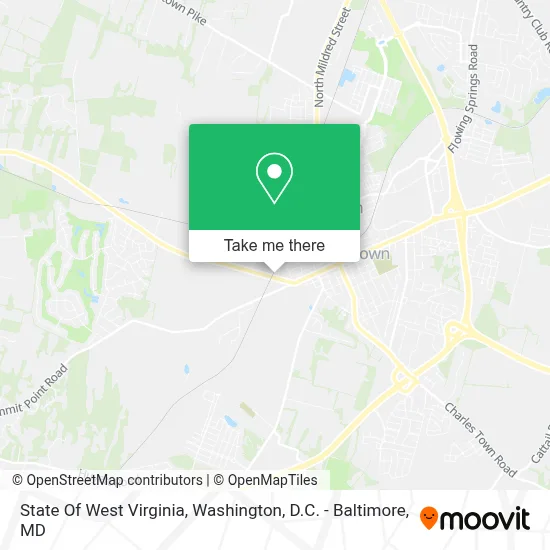 State Of West Virginia map