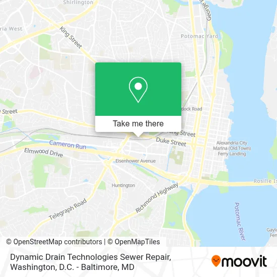 Dynamic Drain Technologies Sewer Repair map
