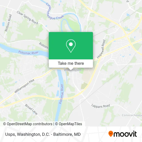 Usps map