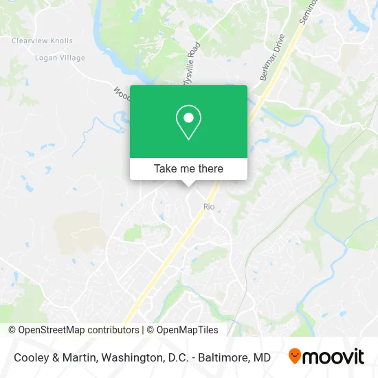 Cooley & Martin map