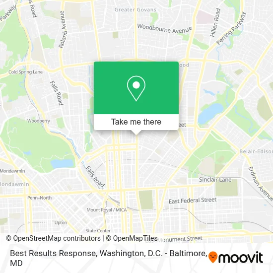 Best Results Response map