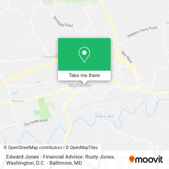 Edward Jones - Financial Advisor: Rusty Jones map