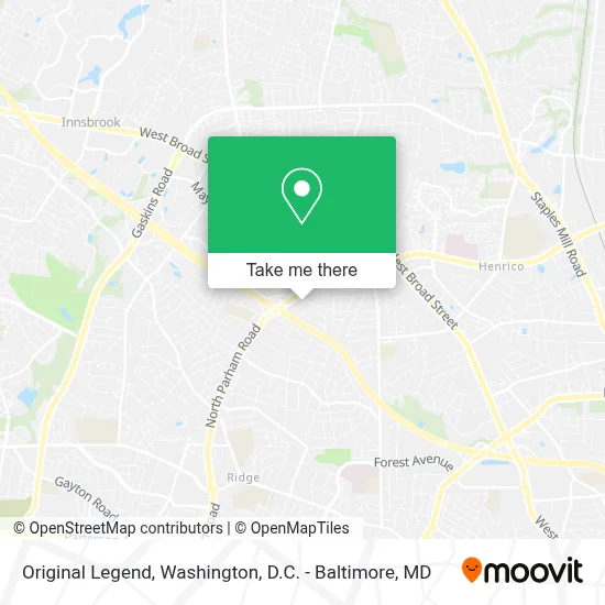 Original Legend map
