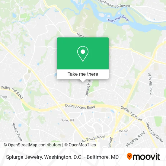 Splurge Jewelry map