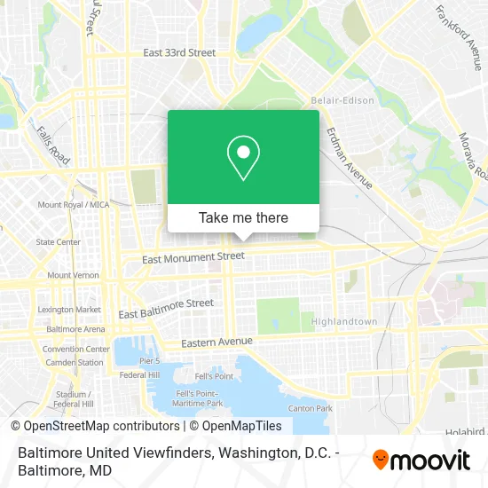Baltimore United Viewfinders map