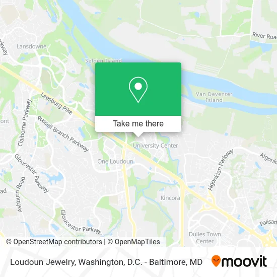 Loudoun Jewelry map