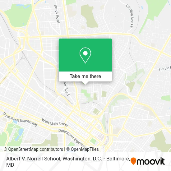 Albert V. Norrell School map