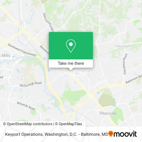 Keyport Operations map