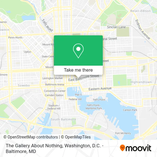 The Gallery About Nothing map