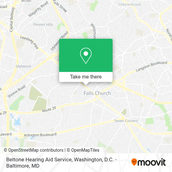 Beltone Hearing Aid Service map