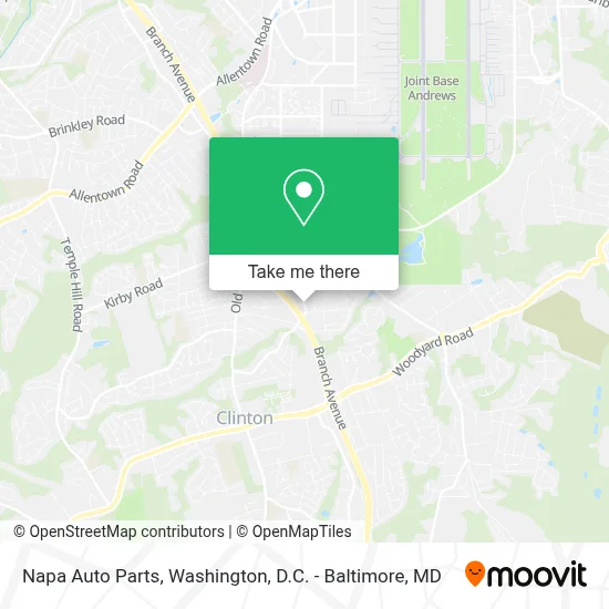 Napa Auto Parts map