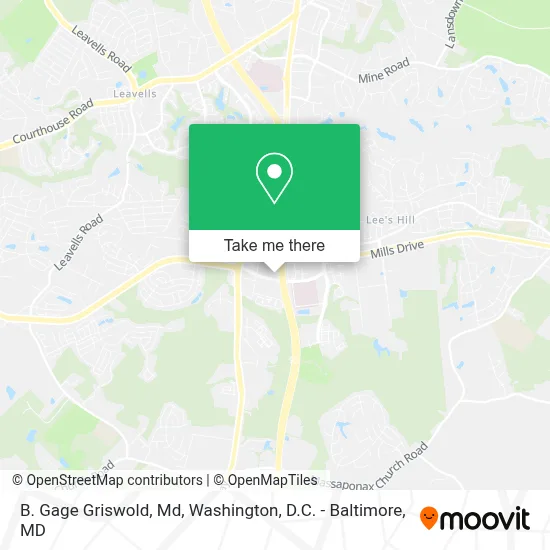 B. Gage Griswold, Md map