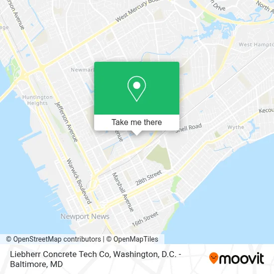 Liebherr Concrete Tech Co map