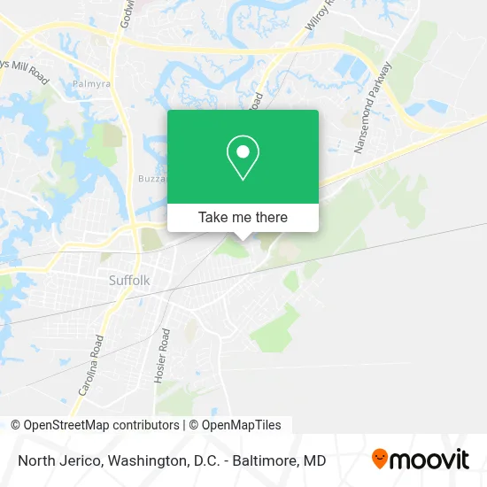 North Jerico map