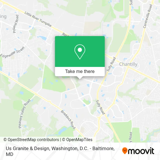 Us Granite & Design map