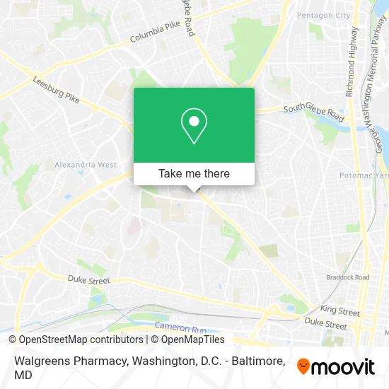 Walgreens Pharmacy map