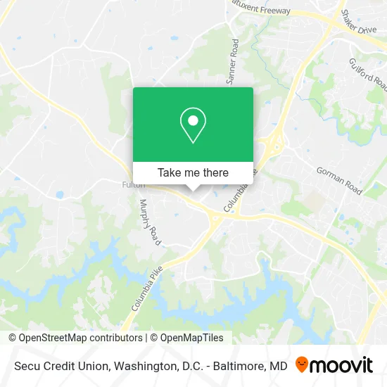 Secu Credit Union map
