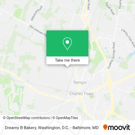 Dreamy B Bakery map