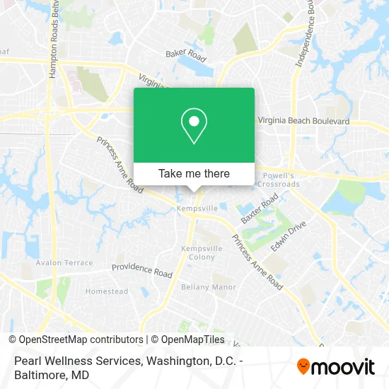 Pearl Wellness Services map