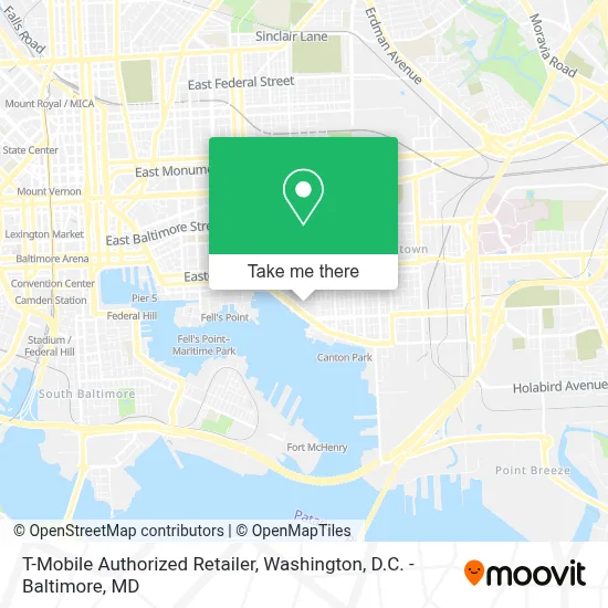 T-Mobile Authorized Retailer map