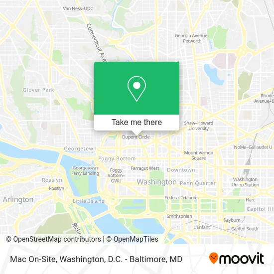 Mac On-Site map