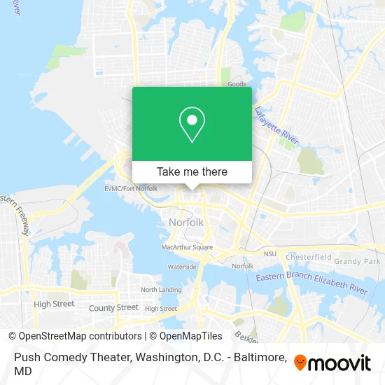 Push Comedy Theater map