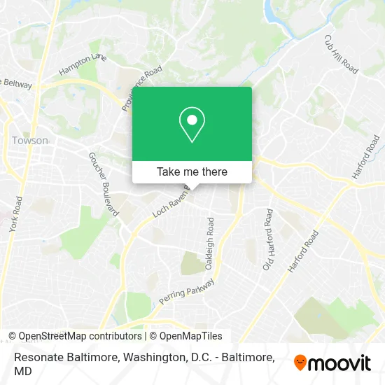 Resonate Baltimore map